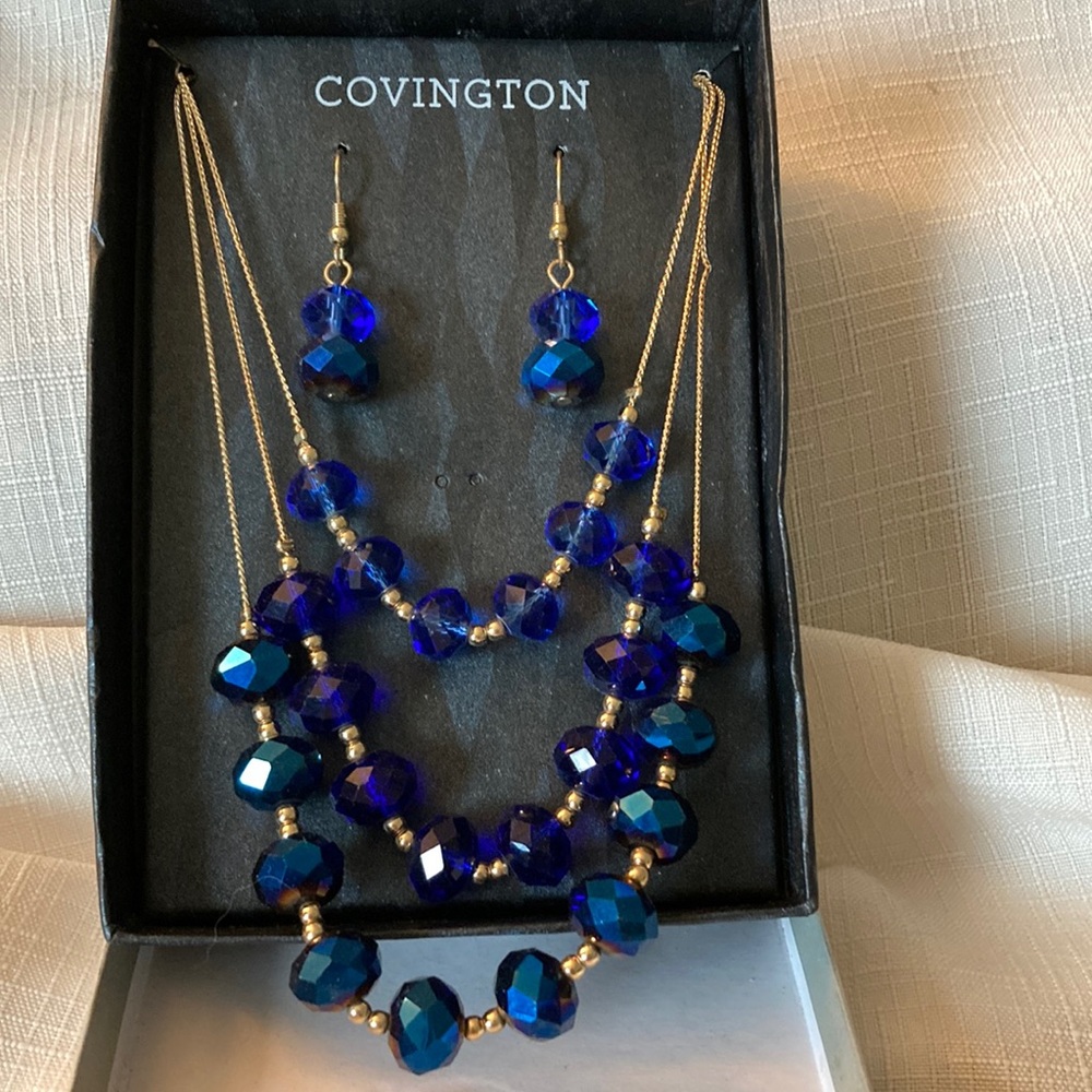 Covington necklace & earrings